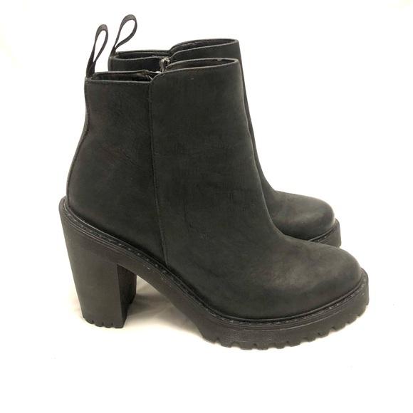 Dr. Martens Magdalena High Heel Ankle Chunky Platform zip Boots sz 10 - Picture 4 of 14